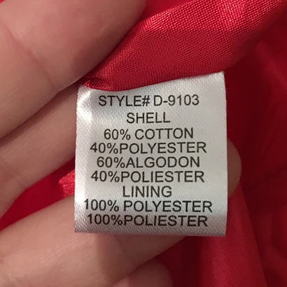 Red strapless dress with sweetheart neckline - Picture 8 of 8